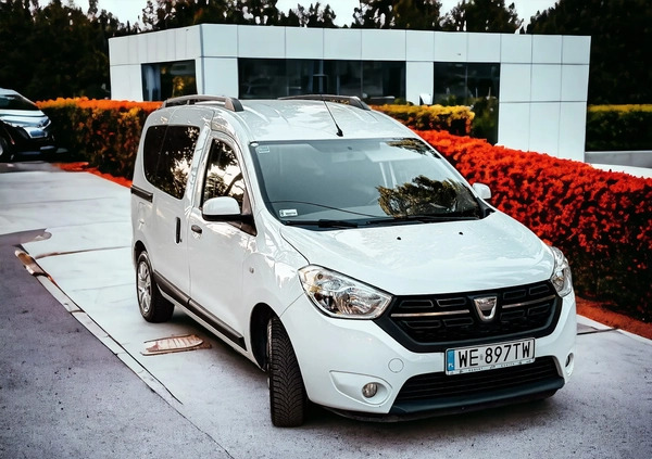 Dacia Dokker cena 36900 przebieg: 157900, rok produkcji 2018 z Łódź małe 407